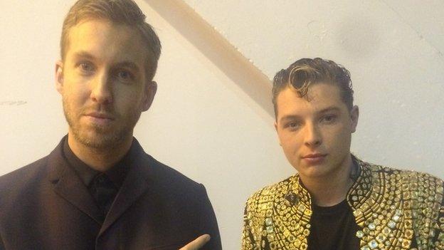 Calvin Harris and John Newman