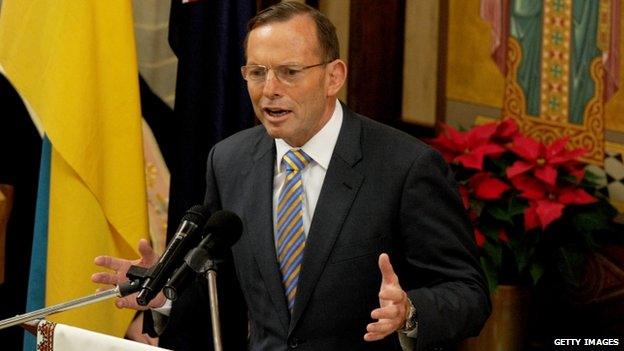 Australian PM Tony Abbott. Photo: 11 December 2014