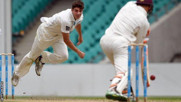 Sean Abbott in action for New South Wales