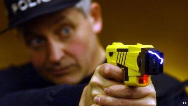 Taser gun