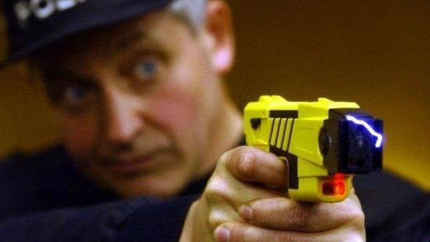 Taser gun