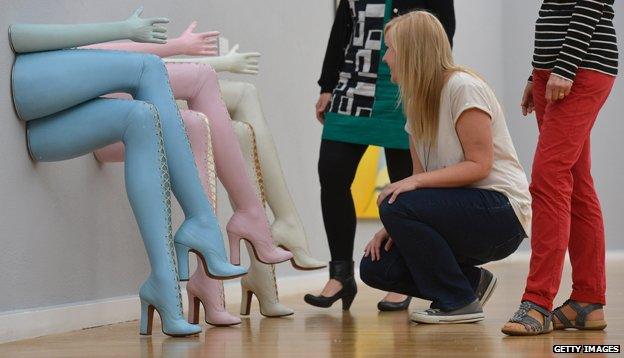 Allen Jones's installation "Secretary"