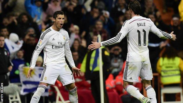 Cristiano Ronaldo and Gareth Bale