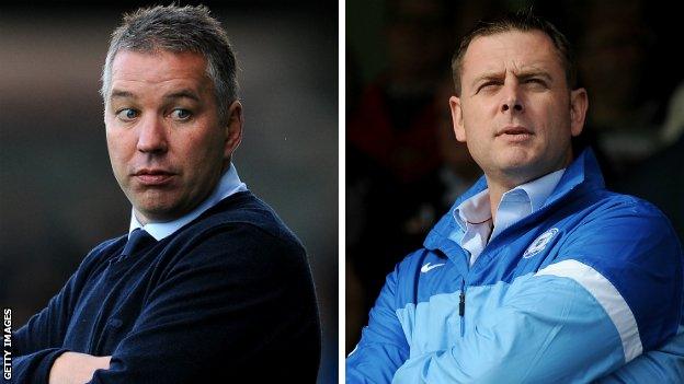 Darren Ferguson and Darragh MacAnthony