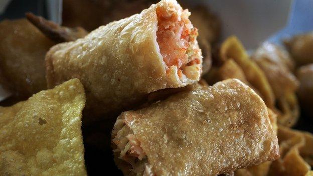 Fried spring rolls