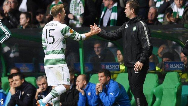 Kris Commons and Ronny Deila