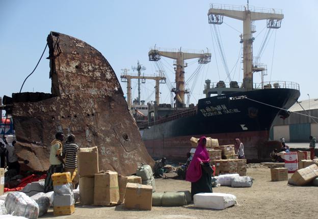 Mogadishu port