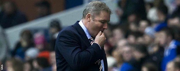 Ally McCoist during his time as Rangers manager