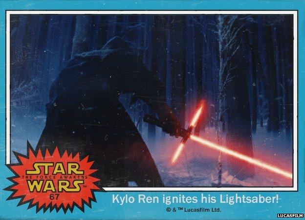 Star Wars trading card