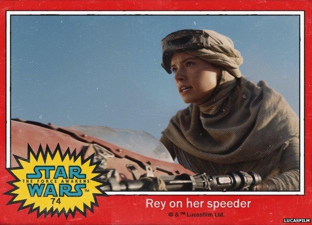 Star Wars trading card