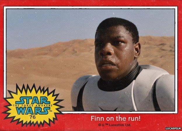 Star Wars trading card