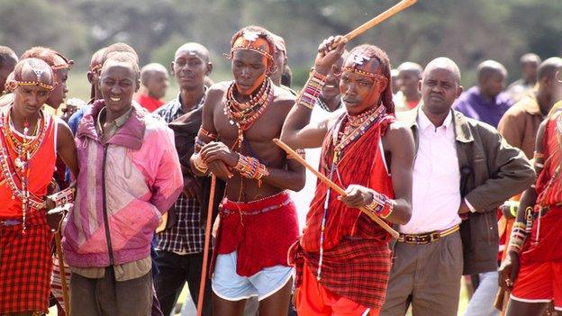 Maasai warriors