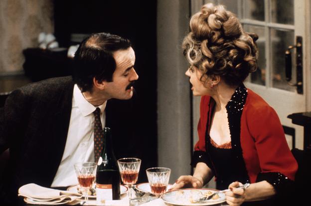 John Cleese and Prunella Scales