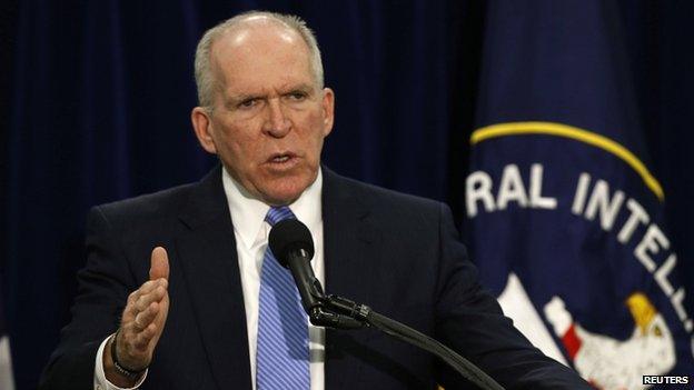 Director of the Central Intelligence Agency John Brennan appeared in Virginia on 11 December 2014