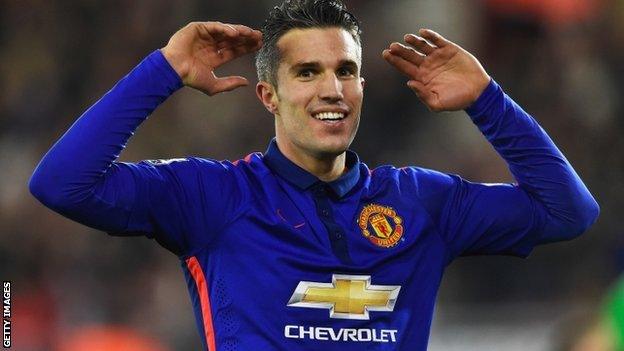 Manchester United striker Robin van Persie