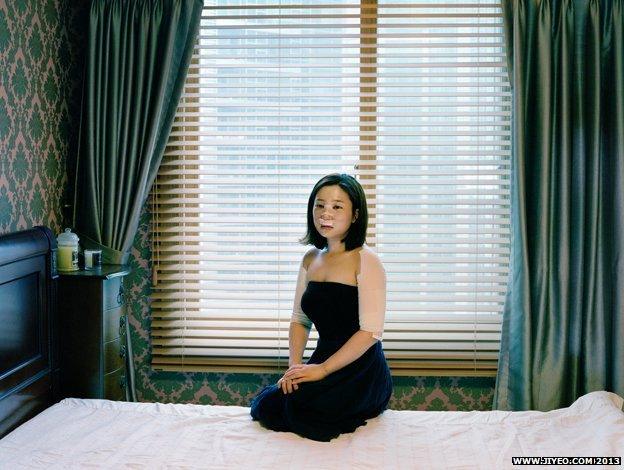 Woman recovering from plastic surgery, from the series Beauty Recovery Room