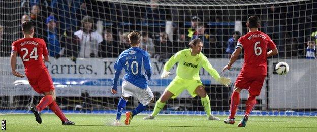 Gavin Reilly puts Queen of the South 2-0 in front