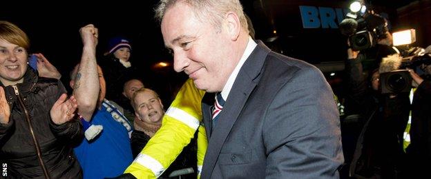 Rangers manager Ally McCoist