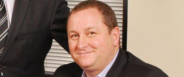 Newcastle owner Mike Ashley