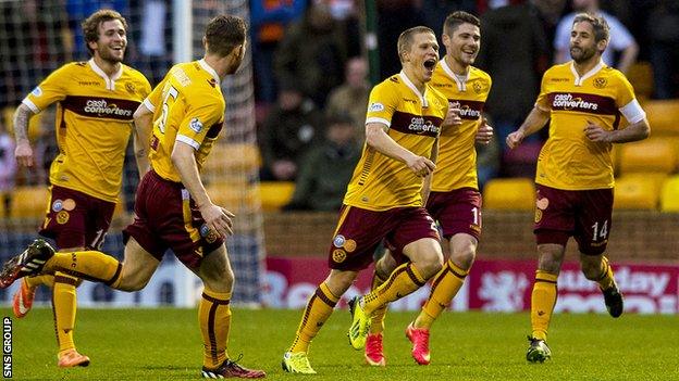 Motherwell are 10th in the Scottish Premiership