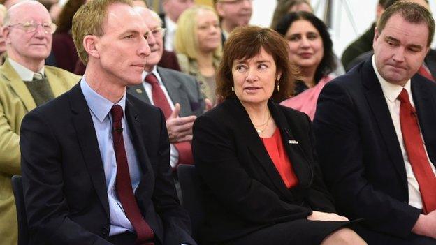 Jim Murphy, Sarah Boyack and Neil Findlay