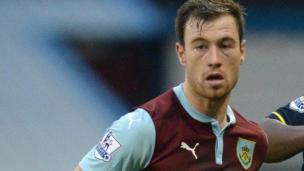 Burnley forward Ashley Barnes