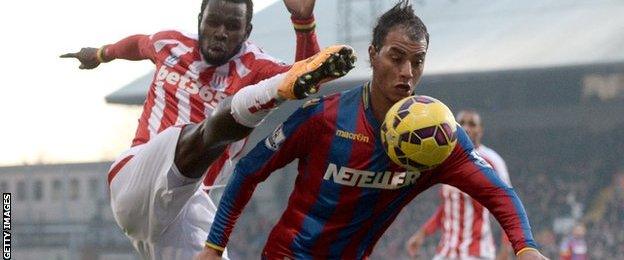 Marouane Chamakh and Mame Diouf