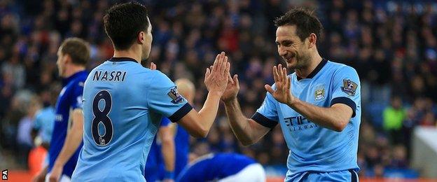 Frank Lampard and Samir Nasri