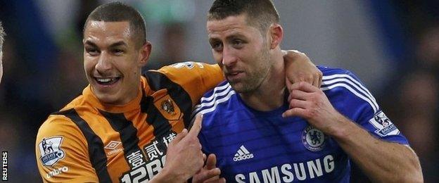 Jake Livermore and Gary Cahill