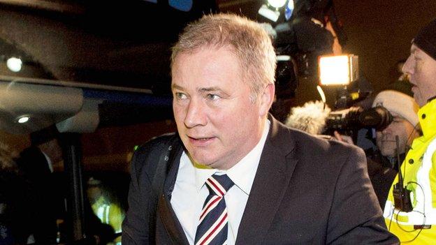 Rangers manager Ally McCoist