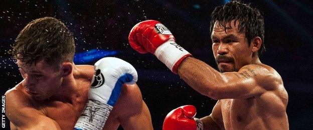 Manny Pacquiao retained his WBO welterweight title with a win over Chris Algieri in November