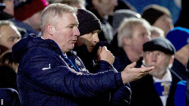 Rangers manager Ally McCoist