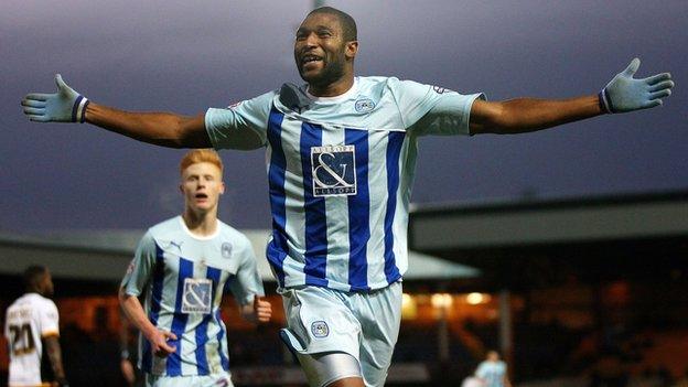 Reda Johnson scores against Port Vale