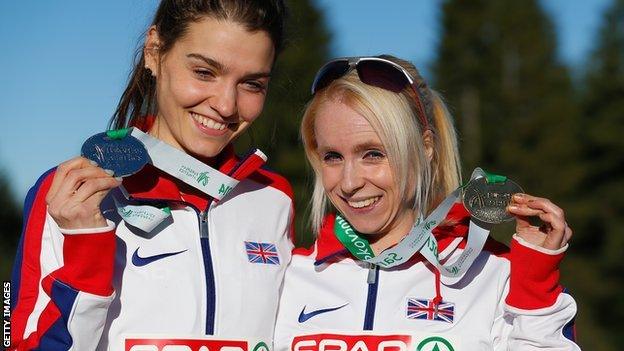 Gemma Steel (right) and Kate Avery