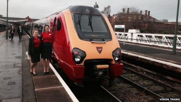 Shrewsbury to London train