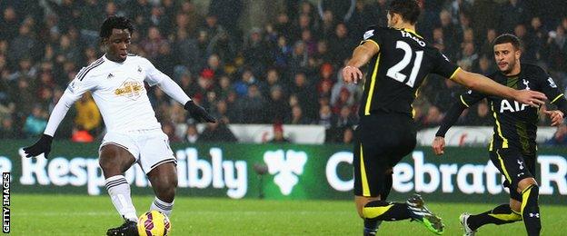 Wilfried Bony scores