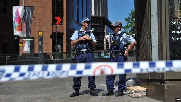 Sydney cafe hostage-taking