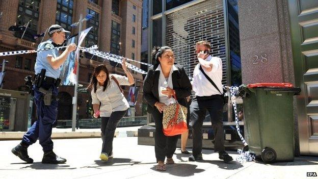 Sydney cafe hostage-taking