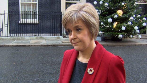 Nicola Sturgeon at Downing Street