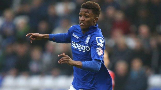 Birmingham City forward Demarai Gray