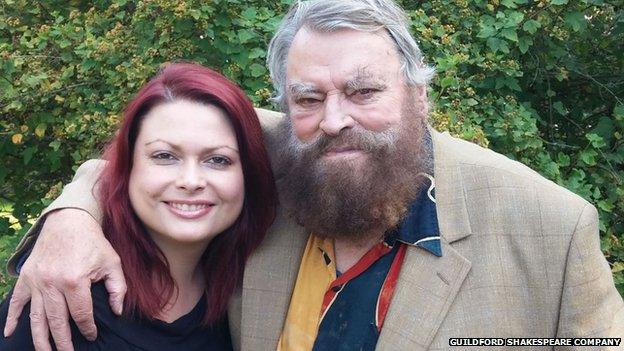 Brian Blessed and his daughter Rosalind will appear together in King Lear