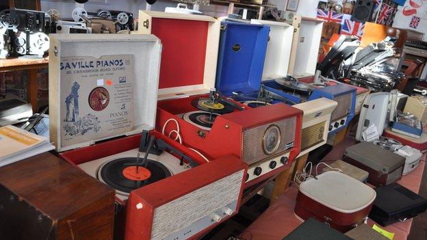 Sounds of the Past, Monks Eleigh - Dansette record players