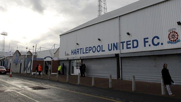 Hartlepool United's Victoria Park