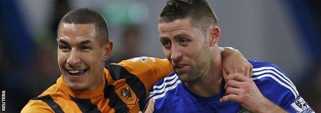 Jake Livermore and Gary Cahill