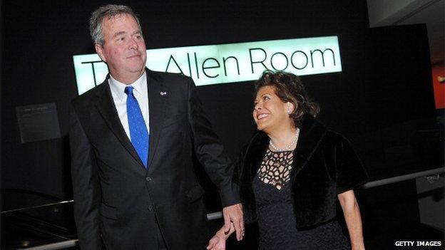 Jeb and Columba Bush