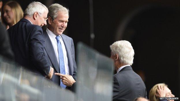 John Major, George Bush, Bill Clinton