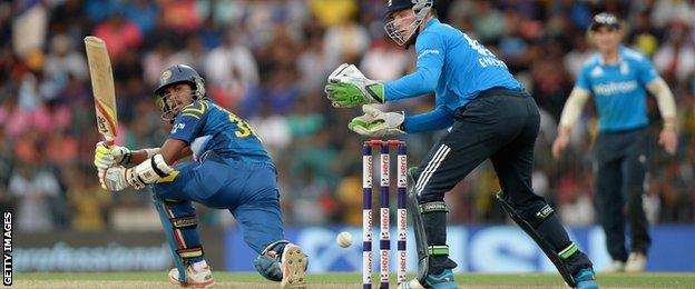 Dinesh Chandimal added 80 with Tillakaratne Dilshan and 63 with Thisara Perera