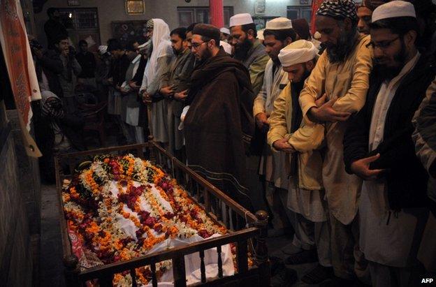 A funeral in Peshawar, 16 December