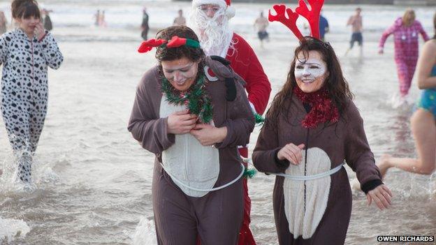 Christmas swim