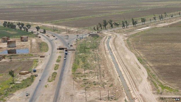 The Danny Boy checkpoint in Iraq